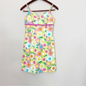 Lilly Pulitzer Retro Dress Derby Dress Christmas Holiday Sleeveless Dress Size 2
